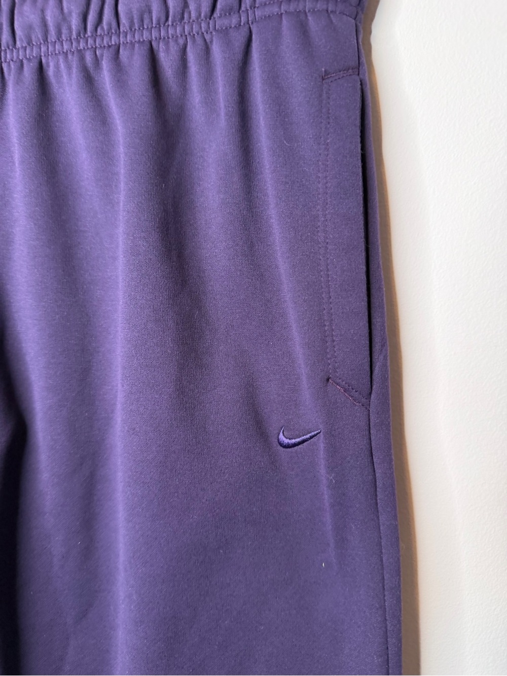 Nike Therma-FIT Purple Fleece Athletic Sweatpants Pants Large L - Picture 5 of 9